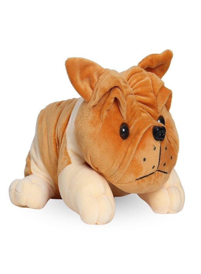 MABLE Bull Dog Soft Toy for Kids | Super Soft Plush | Cute Puppy Stuffed Animal Toy | Big Size Huggable Dog Plushie for Boys & Girls | Adorable Baby Pet Toy Gift (60CM Dark Brown) - Image 1